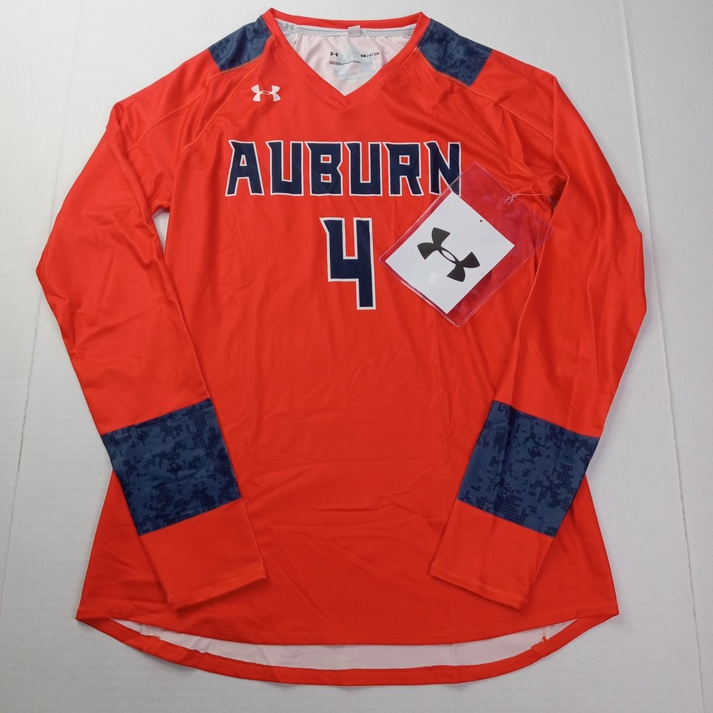 Under Armour Women's Auburn Tigers LS Gametime AF Soccer Jersey Size S NEW #4